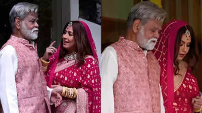 Mahima Chaudhry and Sanjay Mishra break the internet, as they get spotted as bride and groom! Here’s the TRUTH behind VIRAL PICS | Hindi Movie News