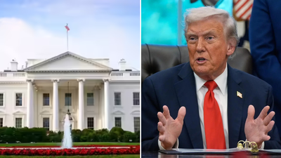 Man crashes car into White House gate; Trump inside during incident; arrested immediately