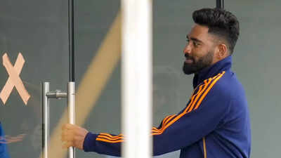 IND vs WI: Mohammed Siraj collapses after long spell, receives ‘king-like’ treatment – See pic | Cricket News