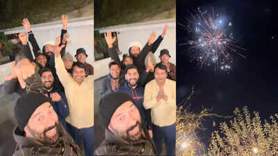 Sunny Deol celebrates 68th birthday with fireworks and songs; Preity Zinta, Bobby Deol and others send warm wishes | Hindi Movie News