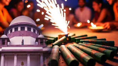 Supreme Court allows bursting of green crackers for Diwali celebrations in Delhi-NCR | Delhi News