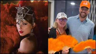 ‘The Life of a Showgirl’: Taylor Swift’s fiancé, Travis Kelce, celebrates her album with his family |