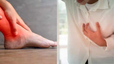 The warning sign on your leg that could indicate an upcoming heart attack |