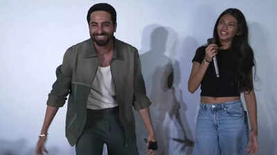 ‘Really sorry for beating up your father’: Ayushmann Khurrana’s fun banter with Nawazuddin Siddiqui’s daughter Shora at Thamma screening steals the show | Hindi Movie News