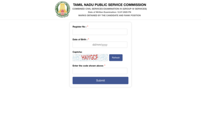 TNPSC Group 4 result 2025 released at tnpsc.gov.in: Check direct link to download scorecards here