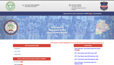 TSLPRB TSRTC recruitment 2025: Registration begins for 1,743 Driver and Shramik posts at tgprb.in; direct link to apply here