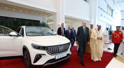 Turkish President Erdoğan gifts Turkish-made electric car to Kuwaiti Emir Al-Sabah during Gulf visit | World News