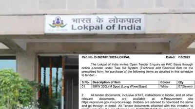 Riding high: Lokpal floats tender for 7 luxury BMWs; request sparks outrage online | India News