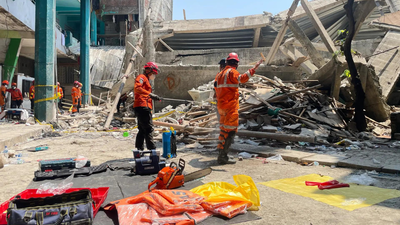 Indonesian school collapse toll now 45