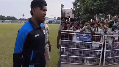 ‘Jiya ho bihar ke lala’: Vaibhav Suryavanshi wins hearts with his ‘beautiful’ gesture to fans in Patna – WATCH | Cricket News