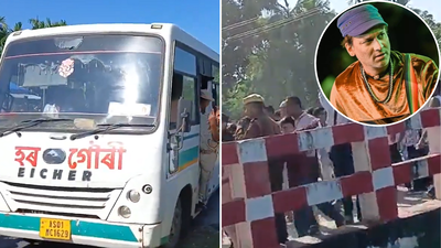 Zubeen Garg case: Violence after supporters gather outside Assam jail, 5 accused sent to judicial custody – video | India News