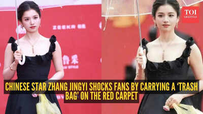 When ‘Chinese Princess’ Zhang Jingyi carried a ‘trash bag’ on the red carpet and stunned the internet