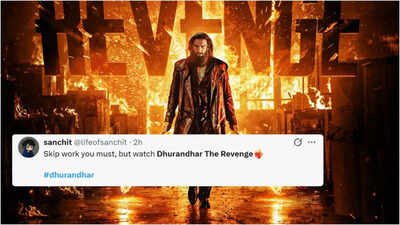 ‘Dhurandhar: The Revenge’ Twitter review: Audience hails Ranveer Singh-led film says, ‘SKIP work but watch it’ | Hindi Movie News