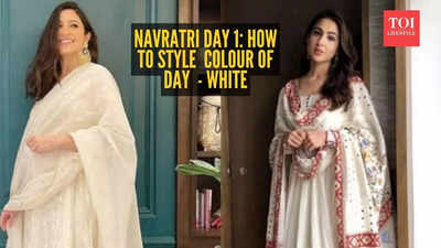 Colour of Day 1 of Navratri – White: How to style it