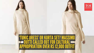 Massimo Dutti’s Rs 12,000 ‘tunic dress’ triggers cultural appropriation debate – “It’s just a kurta set”