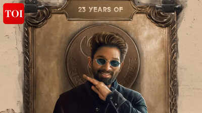 Allu Arjun marks 23 years in cinema; Team celebrates ‘Journey of evolution’; Fans hail ‘Icon star’ | Telugu Movie News
