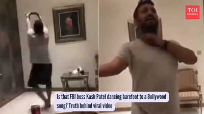 Is that FBI boss Kash Patel dancing barefoot to a Bollywood song? Truth behind viral video