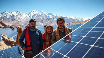 Ladakh government assures steps towards solar project execution | India News