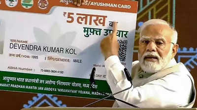Ayushman Bharat crosses 43 crore cards, digital health records surge | India News