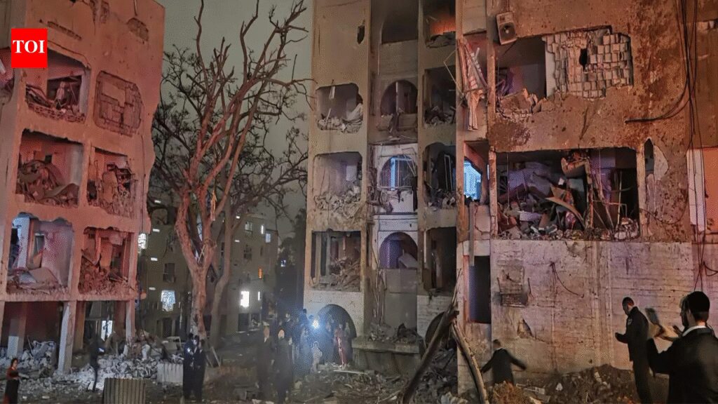 Watch: Missile strike rocks Israel’s ‘Little India’ as Iran attack injures over 40; videos show chaos