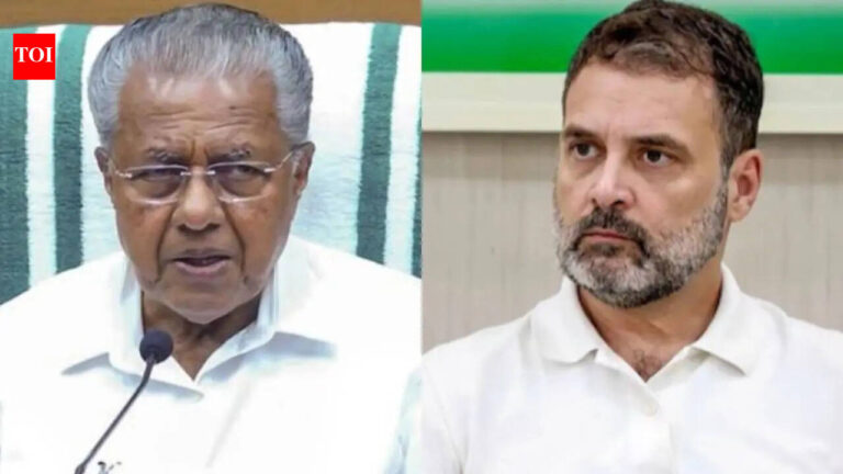 ‘Lacks basic understanding’: Keralam CM Pinarayi Vijayan slams Rahul Gandhi, calls Congress ‘B-team’ of BJP | India News