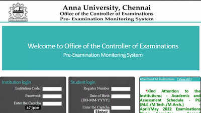 Coe1-Annauniv-Edu Results: Anna University results 2026 declared for UG, PG courses; marksheets available at coe1.annauniv.edu