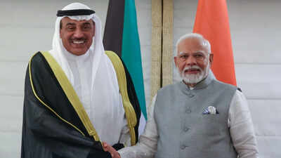 PM speaks to Kuwait Crown Prince, condemns Iran attacks | India News