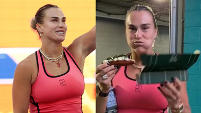 Aryna Sabalenka viral Golden Glizzy reaction steals show after Miami Open win over Zheng Qinwen | International Sports News