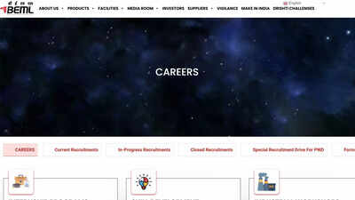 BEML announces 78 junior executive vacancies for BE BTech candidates; apply at bemlindia.in till April 7