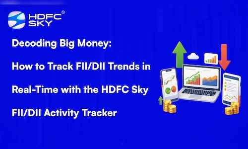 Decoding Big Money: How to track FII/DII trends in real-time with the HDFC Sky FII/DII activity tracker