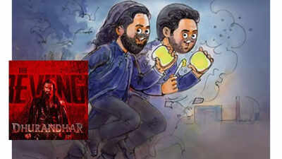 ‘Dhurandhar 2’ inspires butter brand doodle; Ranveer Singh caricature wins internet; ‘Maska Mein Hai Doodh Andar’ | Hindi Movie News