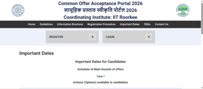 GATE COAP 2026 schedule released: Round 1 begins on May 11; check important dates here