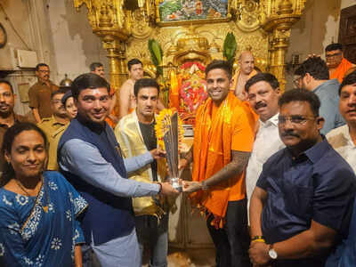 After Kirti Azad’s criticism, Suryakumar Yadav, Gautam Gambhir visit temple with T20 World Cup again – Watch | Cricket News