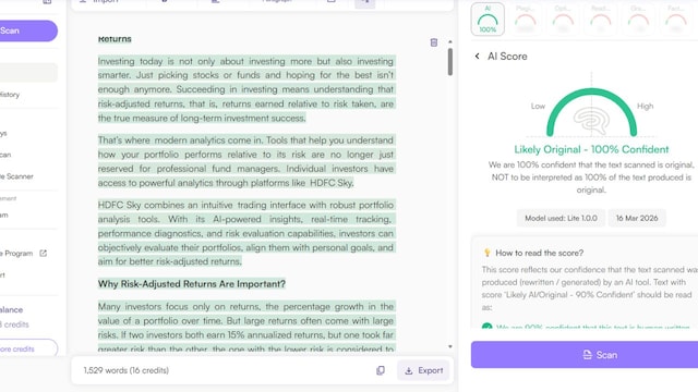Leveraging t͏he ͏HDFC Sky Portfolio Analyzer for͏ risk adjusted returns