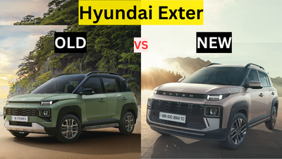 Hyundai Exter facelift vs old: Changes, new features, specs & more