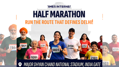 Delhi prepares for a citywide celebration of running and fitness with Times Internet Delhi Half Marathon | India News