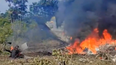 Military plane carrying troops crashes in Colombia: Death toll climbs to 66, many injured