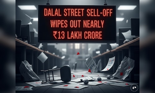 Stock Market Crash: Biggest single-day Nifty fall in 21 months wipes out ₹13 lakh crore market cap