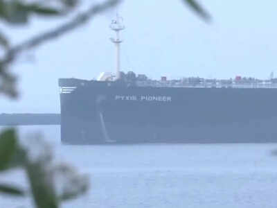 Watch: Cargo ship Pyxis Pioneer, carrying LPG from US, arrives at Mangalore Port