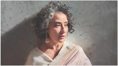 Manisha Koirala Embraces Natural Beauty with Salt-and-Pepper Hair |