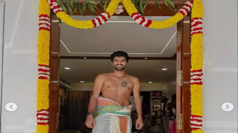 Cricketer Washington Sundar’s home in Chennai is pure beauty! It reflects his deep family roots and South Indian traditions