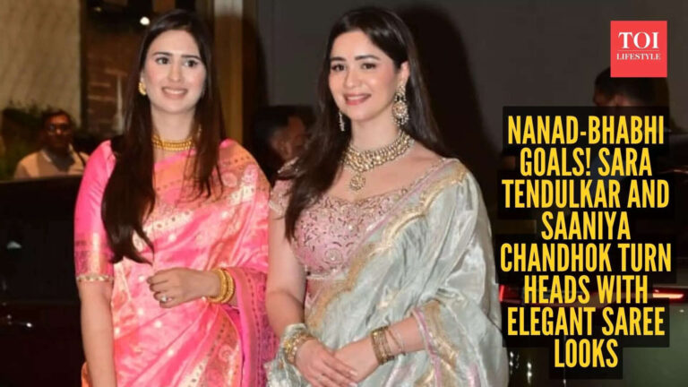Sara Tendulkar steps out with new bhabhi Saaniya Chandhok after Arjun Tendulkar’s wedding; their saree looks steal the spotlight