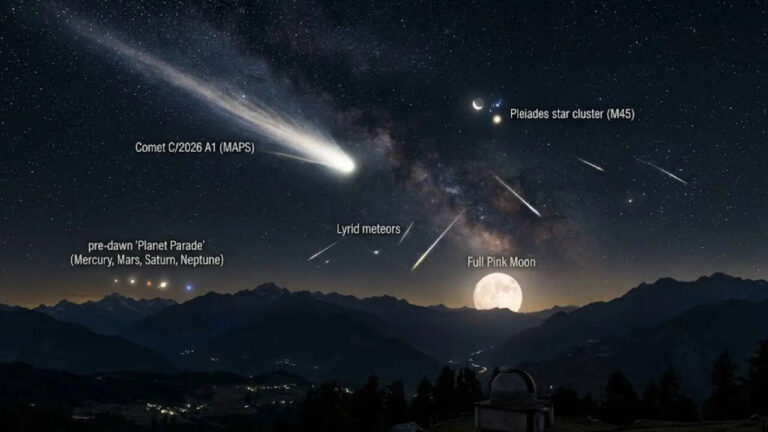 From a blazing comet to meteor storms