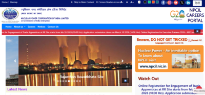NPCIL Trade Apprentice Recruitment 2026 ends today: Last date to apply for 245 ITI posts, direct link here