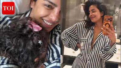 Priyanka Chopra cuddles with daughter Malti after glamorous Oscars night – PICS﻿﻿ |