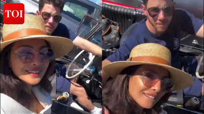 Priyanka Chopra and Nick Jonas zoom off on romantic getaway ahead of ‘Varanasi’ schedule – WATCH |