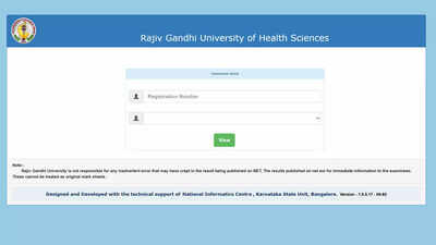 RGUHS declares MBBS, BHMS and BSc results 2026 at rguhs.org; students can check direct link here |