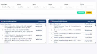 Rtmnu Result 2026: RTMNU releases winter session 2025 CBCS and NEP results for UG and PG courses on rtmnuresults.uonex.in