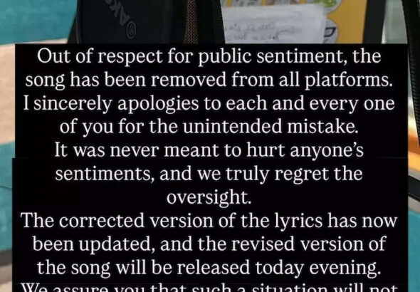 ‘Sarke Chunar’ song controversy: Singer Mangli apologizes; says corrected version will be out soon | Hindi Movie News