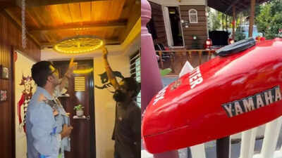 Step inside this unique Kerala home built with old car and bike parts; every automobile lover’s dream |